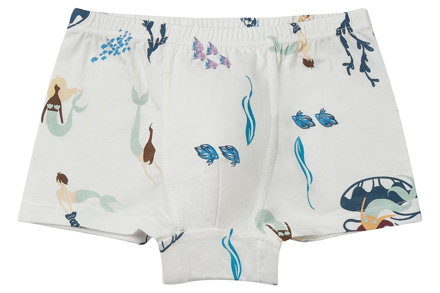 Boys Boxer Briefs Underwear (2 Pack, Bamboo) - Under the Sea