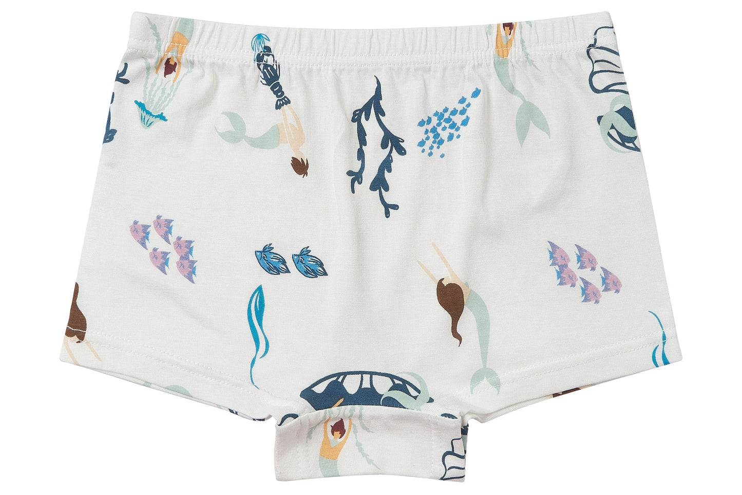 Girls Boy Short Underwear (Bamboo, 2 Pack) - Under the Sea