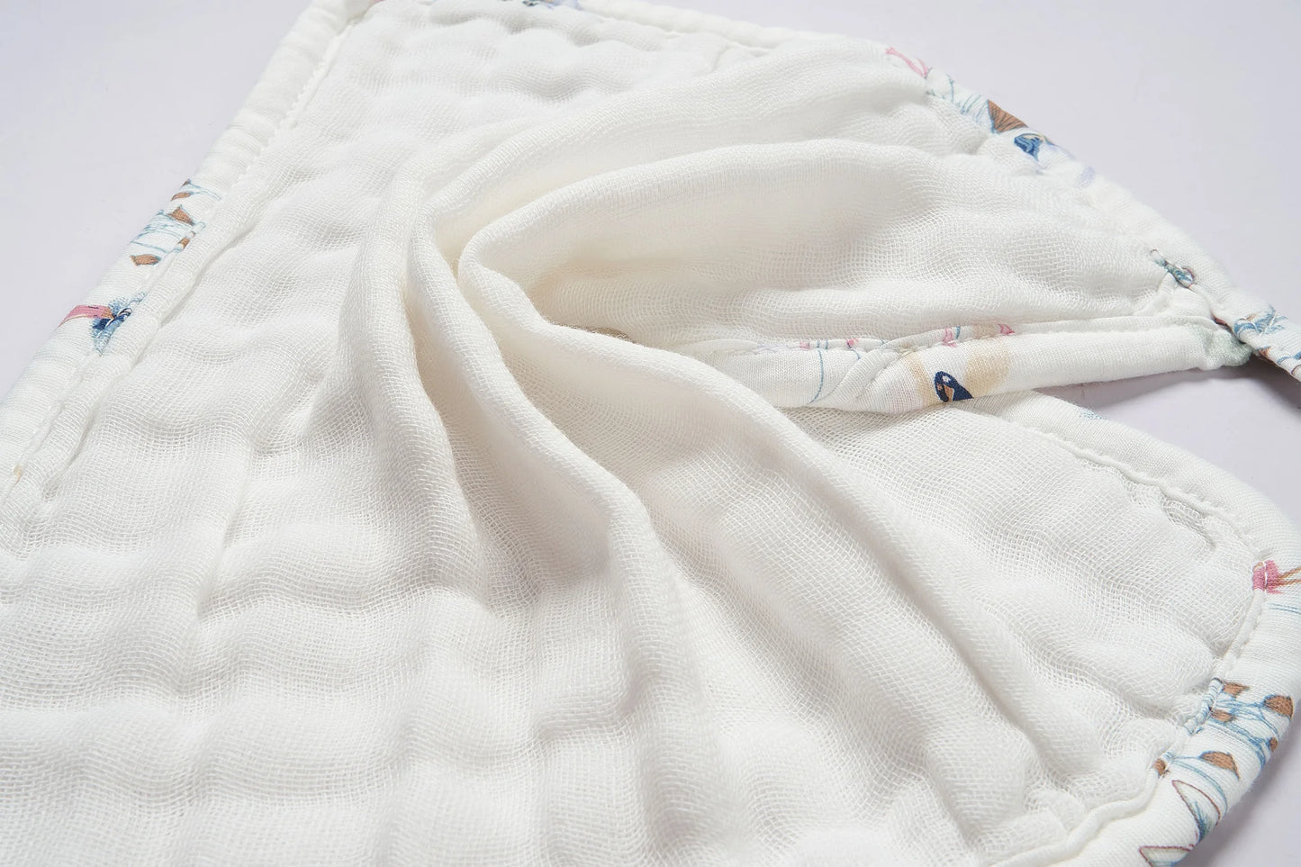 9-Layer Hooded Baby Bath Towel (Organic Cotton) - Fairy Tale