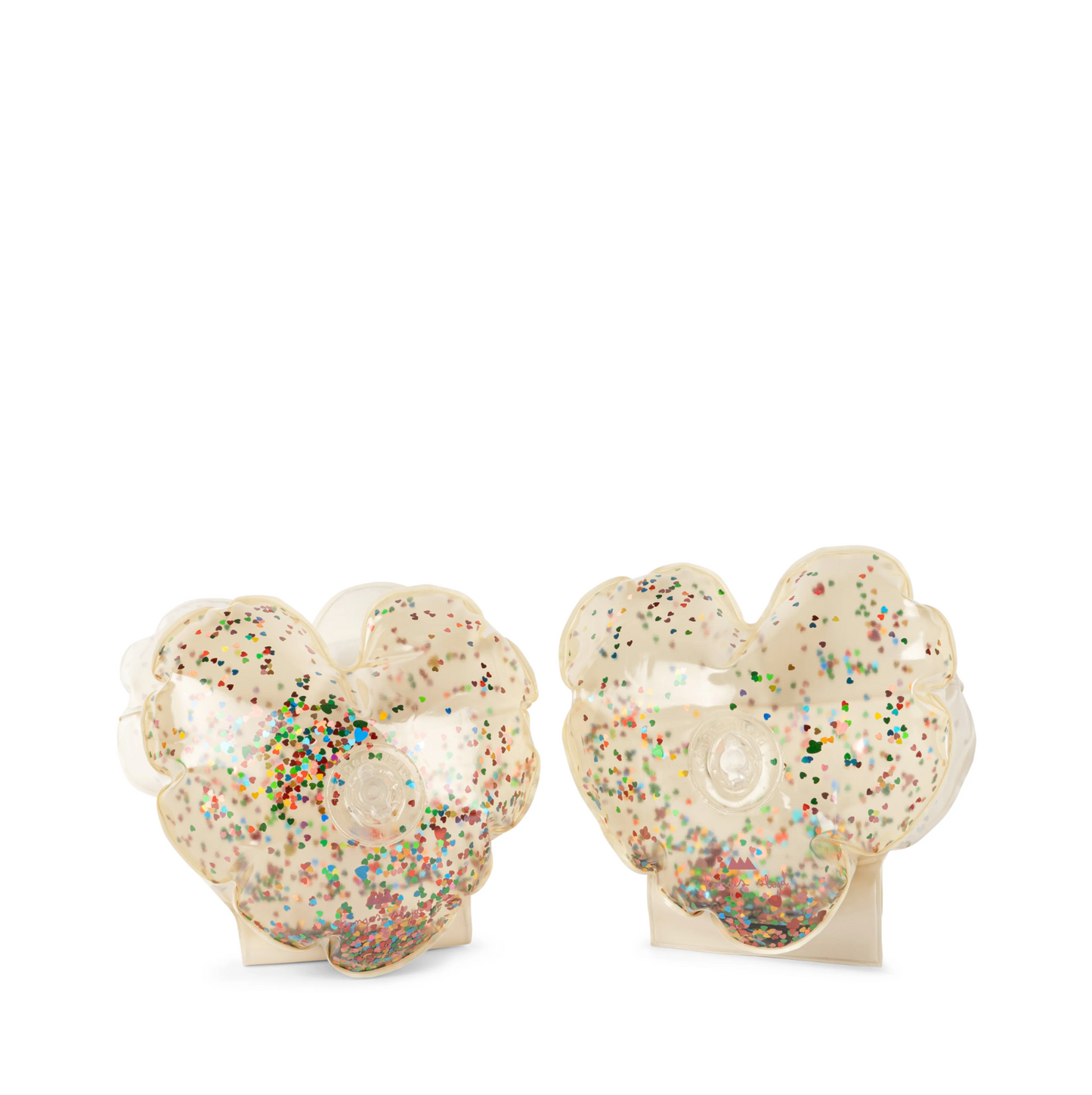 Water Wings Heart - Transparent Cream