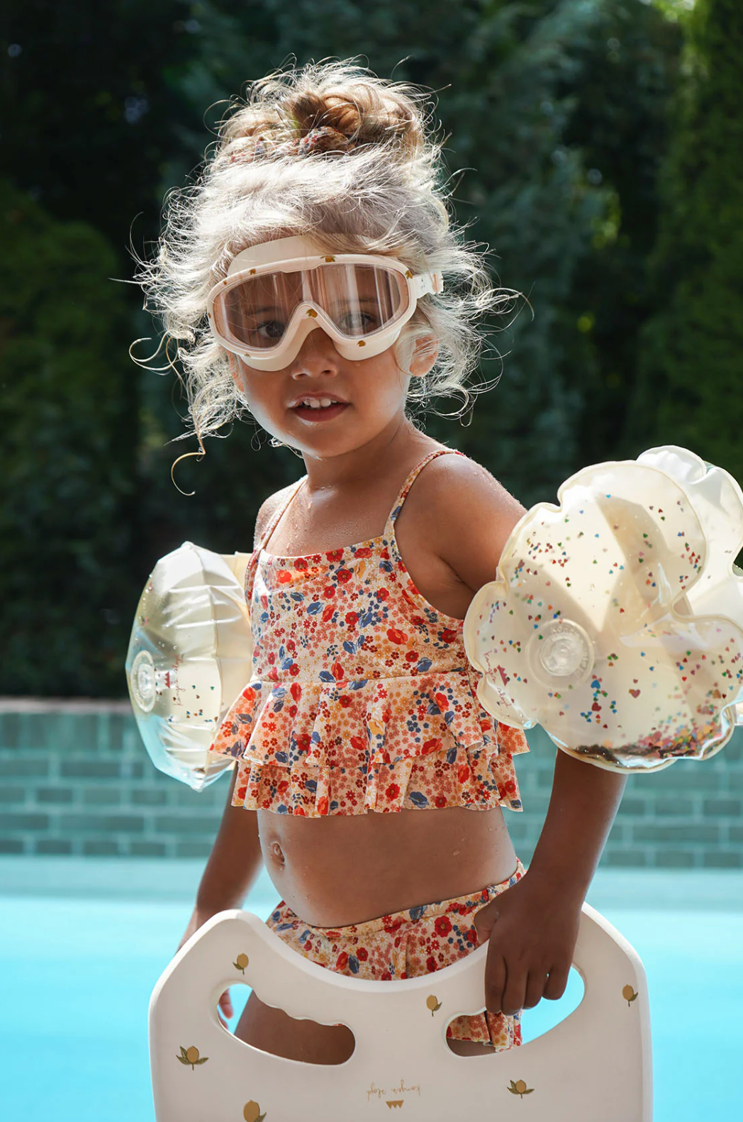 Water Wings Heart - Transparent Cream