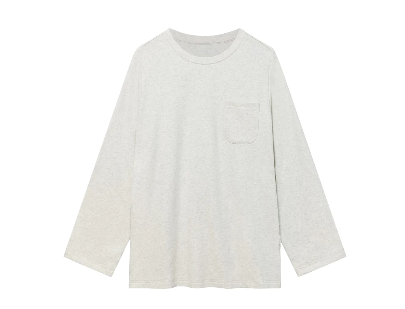 Women's Long Sleeve Pocket Tee PJ Set (Cotton) - Giraffe Shapes
