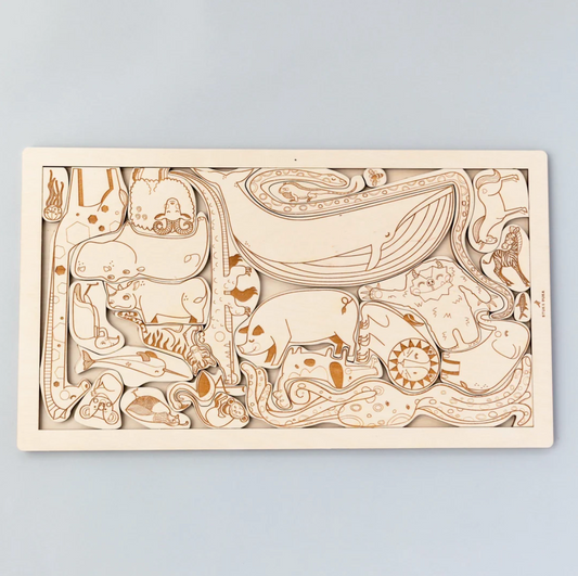 Easy as ABC Wooden Puzzle