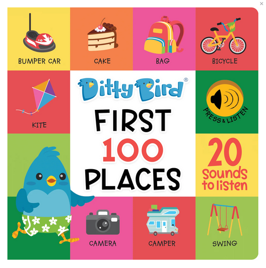 NEW! DITTY BIRD - 100 PLACES SOUND BOOK