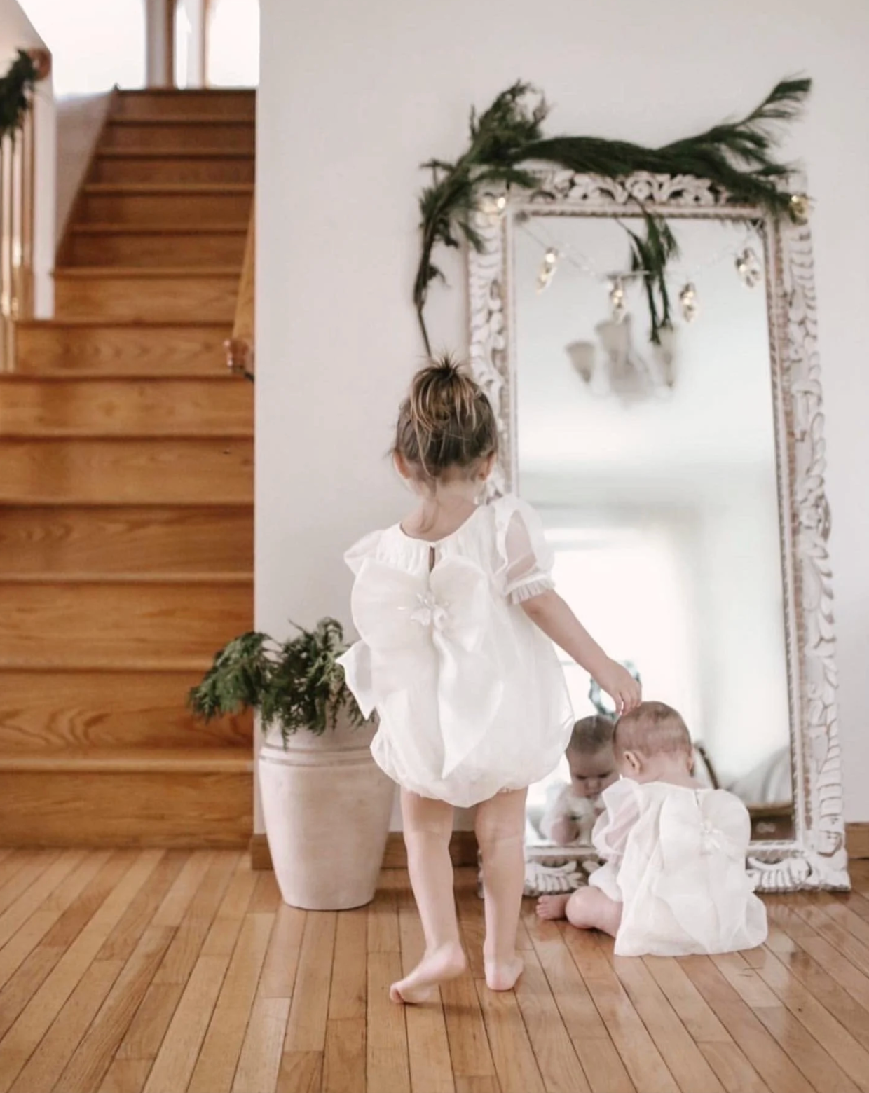 Bella Buttermilk Tulle Romper