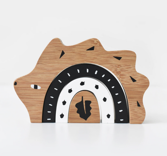 Wee Gallery BAMBOO NESTING HEDGEHOG