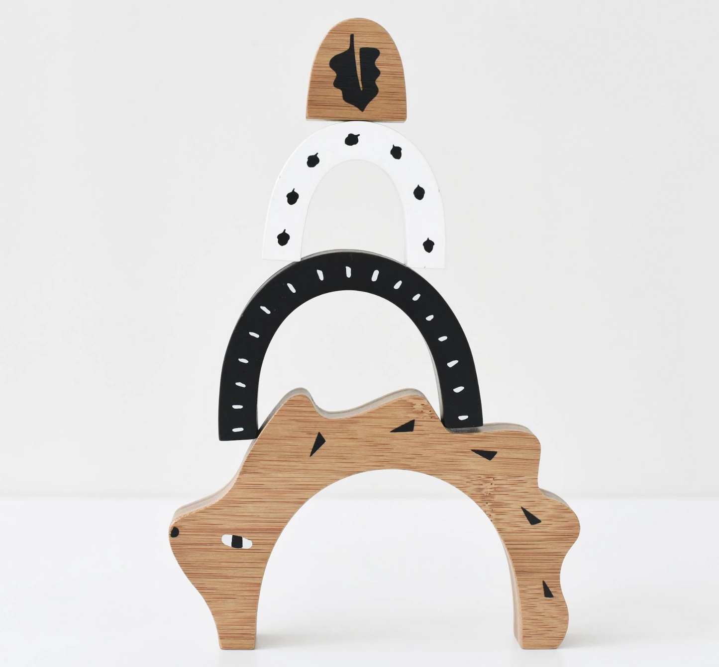 Wee Gallery BAMBOO NESTING HEDGEHOG