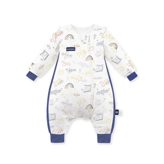 Bamboo & Cotton Muslin 3.0 TOG Baby Sleep Sack With Feet