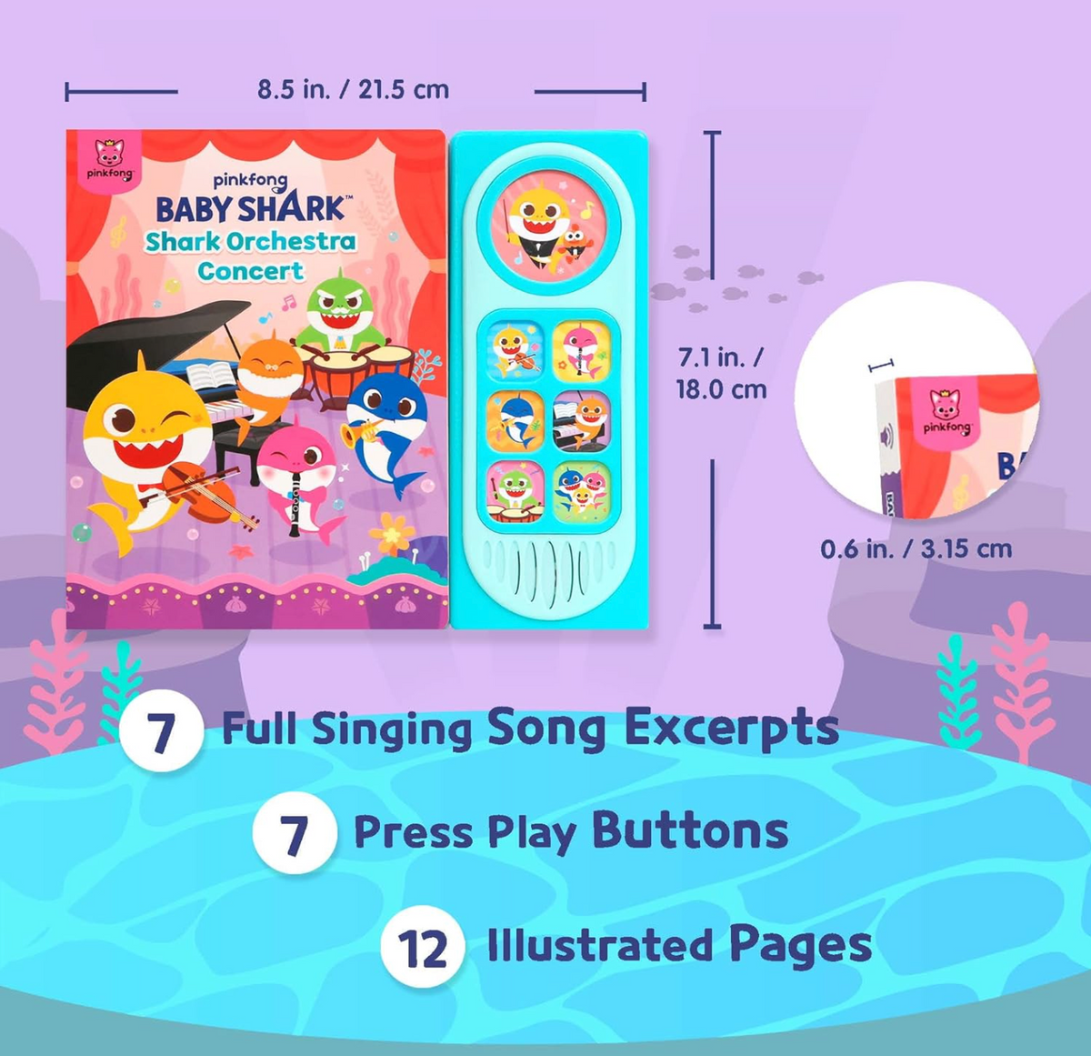 Baby Shark Orchestra Concert Sound Book – Littlebigpenguin