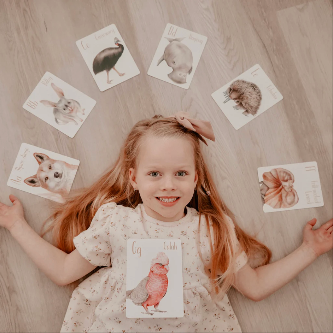 AUSTRALIAN ANIMAL ALPHABET FLASH CARDS