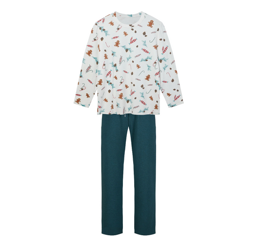 Women's Long Sleeve PJ Set (Cotton) - Christmas Day!