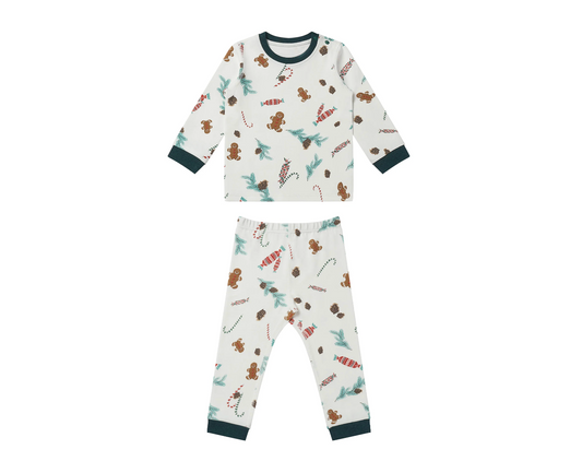 Long Sleeve PJ Set (Organic Cotton) - Christmas Day!