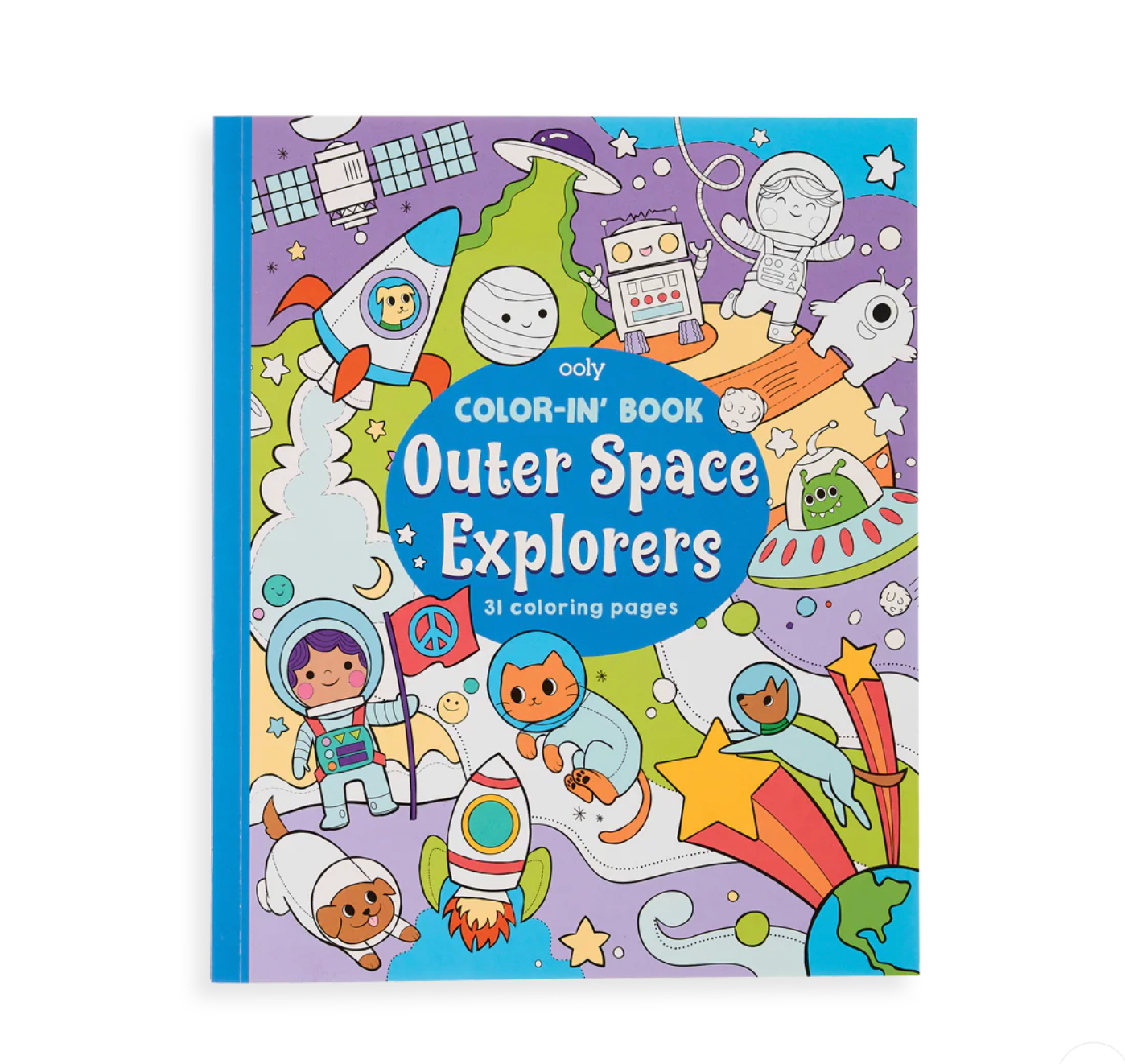 Outer Space Explorers Coloring Book