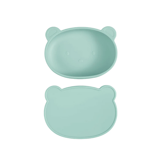 Silicone Bear Plate With Lid