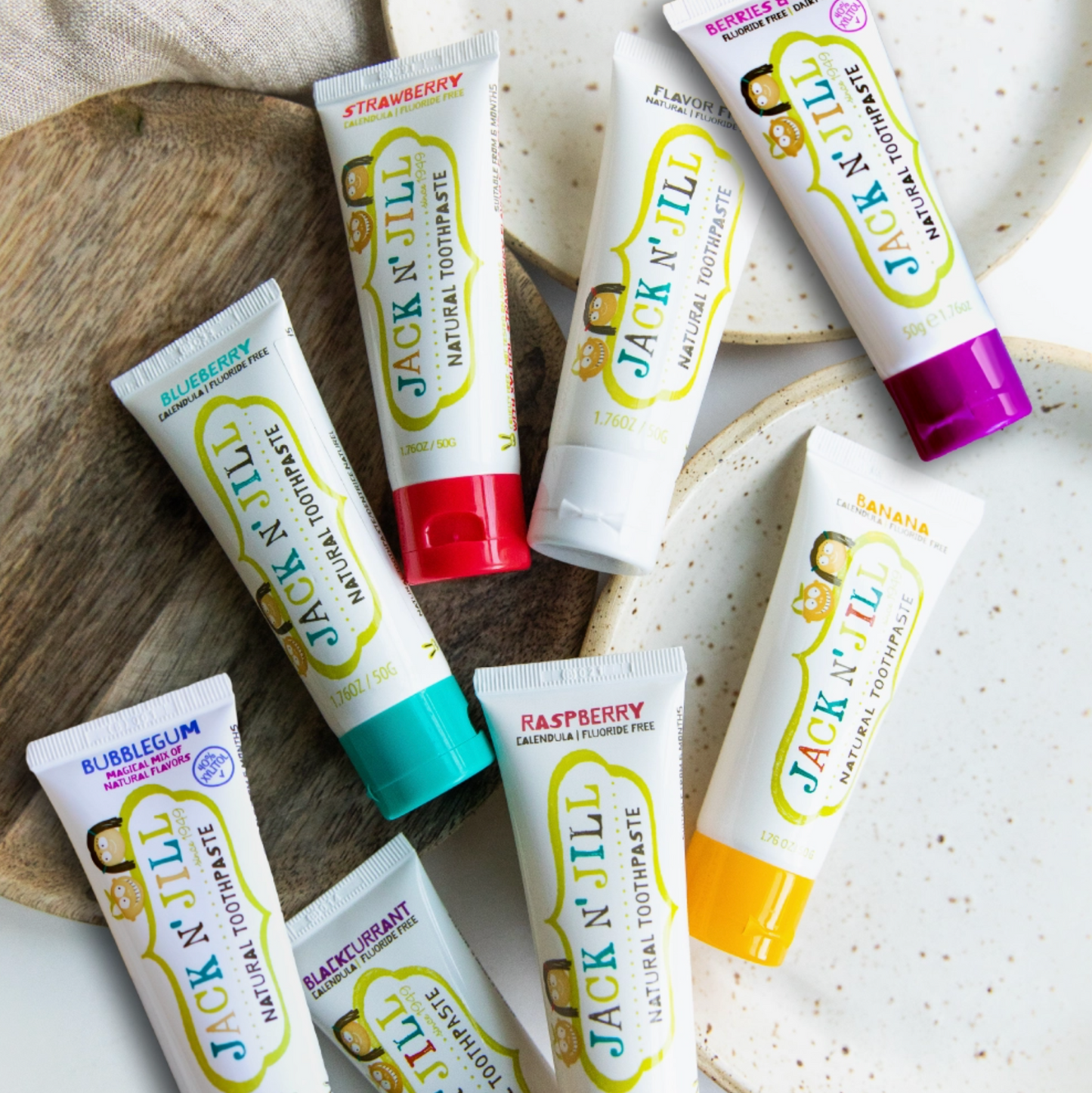 Berries & Cream Jack N' Jill Natural Toothpaste