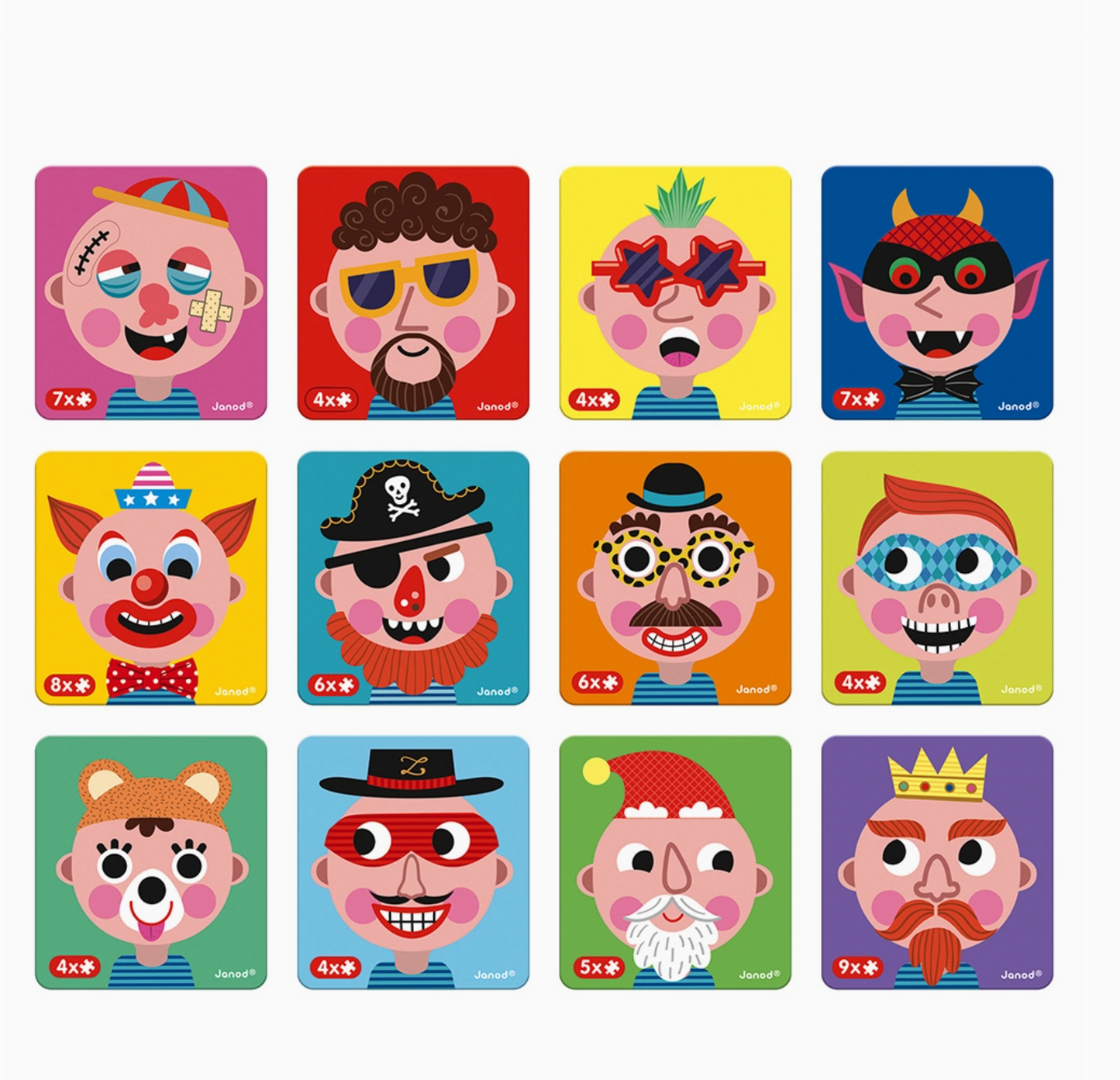 Magneti'book - Boy's Crazy Faces