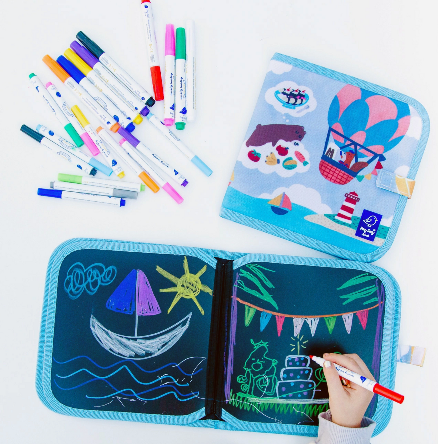 Hot Air Balloons Activity Dry Erase Book