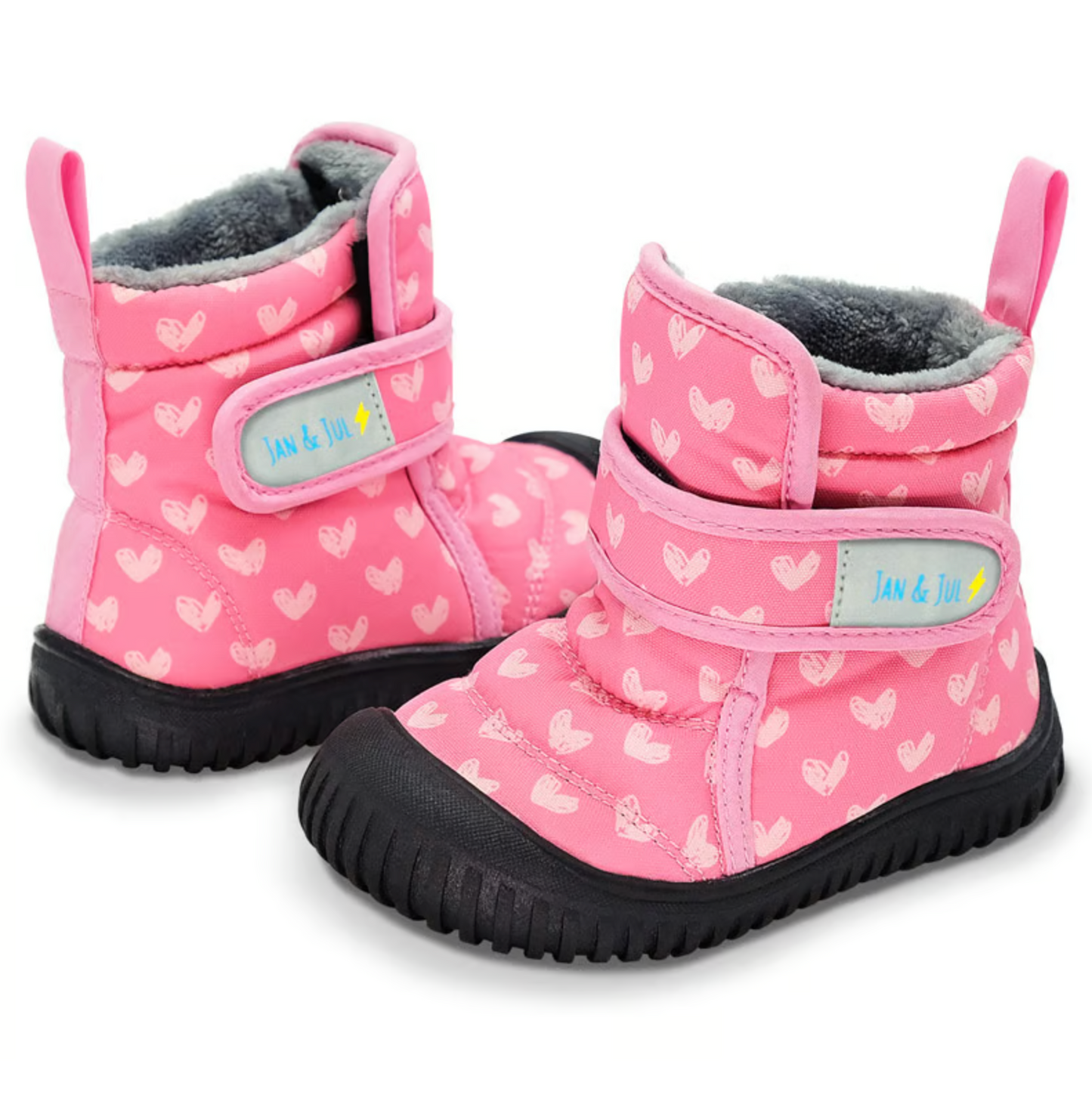 Toasty-Dry Booties Hearts (US 9 Only)