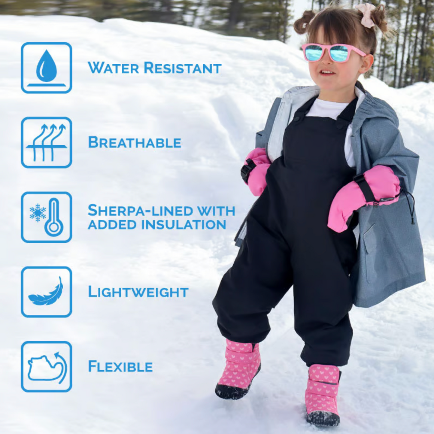 Toasty-Dry Booties Hearts (US 9 Only)