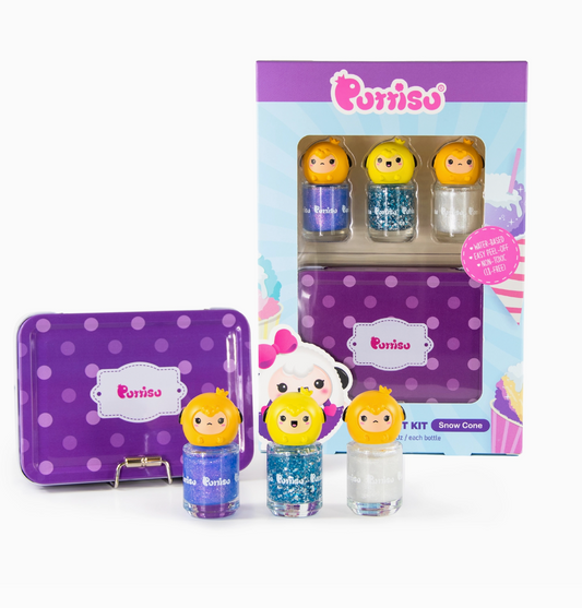 Puttisu 3-Color Nail Art Kit - Snow Cone