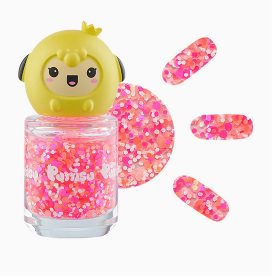 Puttisu Glitter Nail Polish - G12 Pink Festival