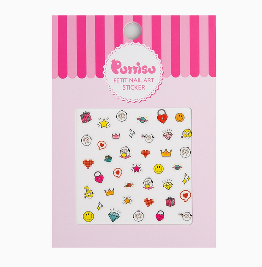 Puttisu Petit Nail Art Sticker - 01 Fantastic Treasure Box