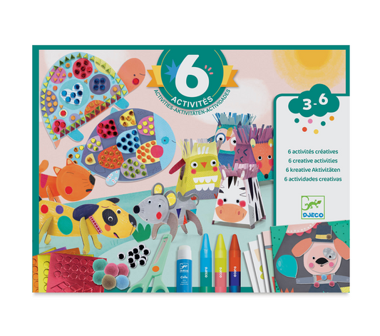 DJECO Animal Houses Multi-Activity Craft Kit