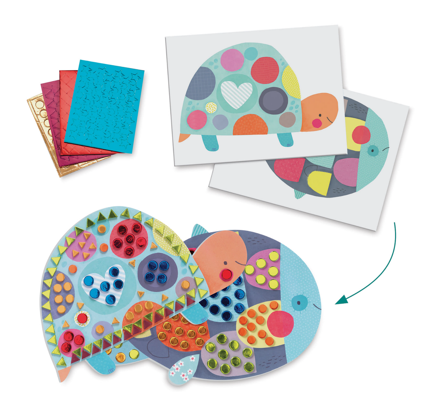 DJECO Animal Houses Multi-Activity Craft Kit