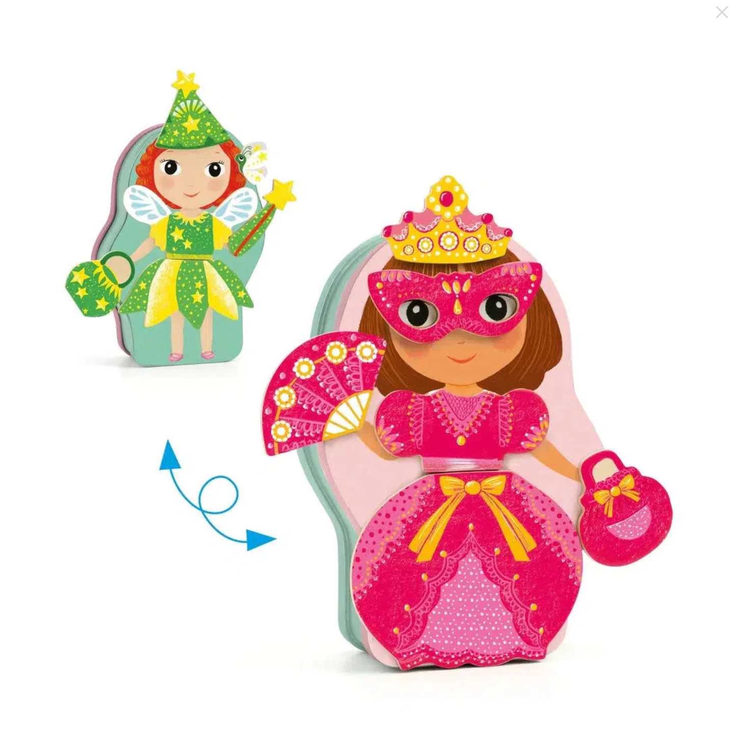 DJECO Belissimo InZeBox Dress Up Magnets