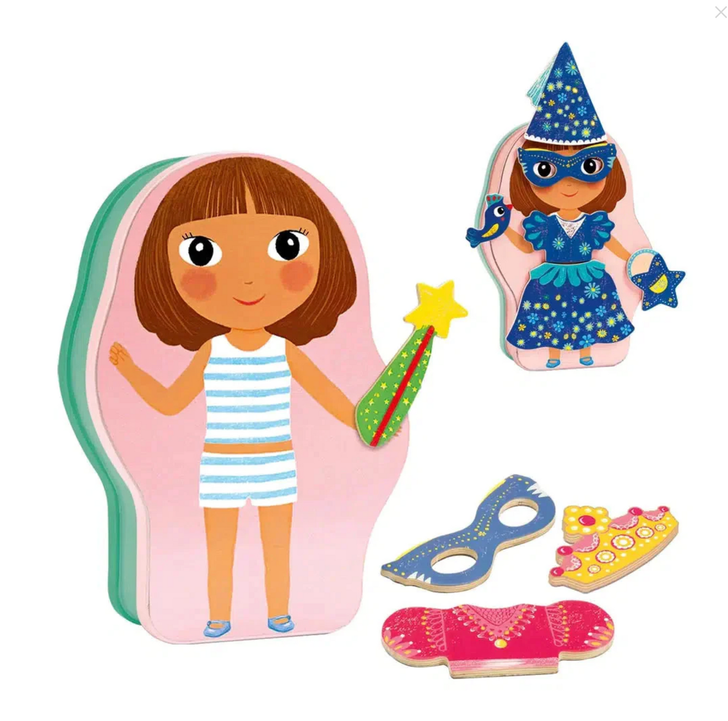 DJECO Belissimo InZeBox Dress Up Magnets