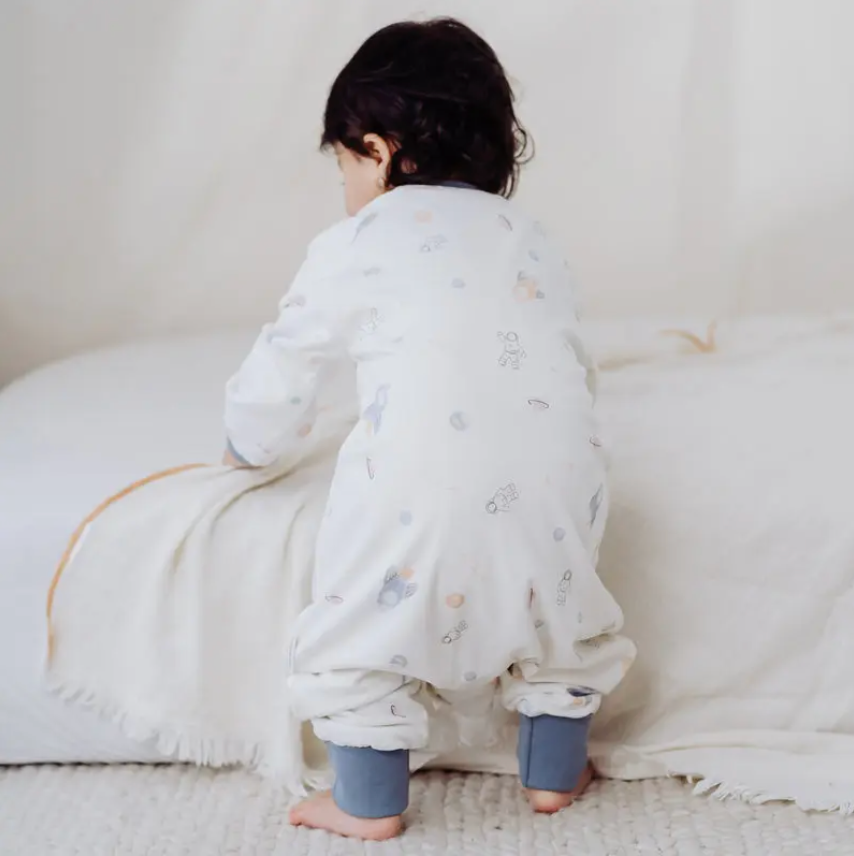 Avocado Bamboo Long Sleeve Footed Sleep Bag 1.0 TOG Up and Away!