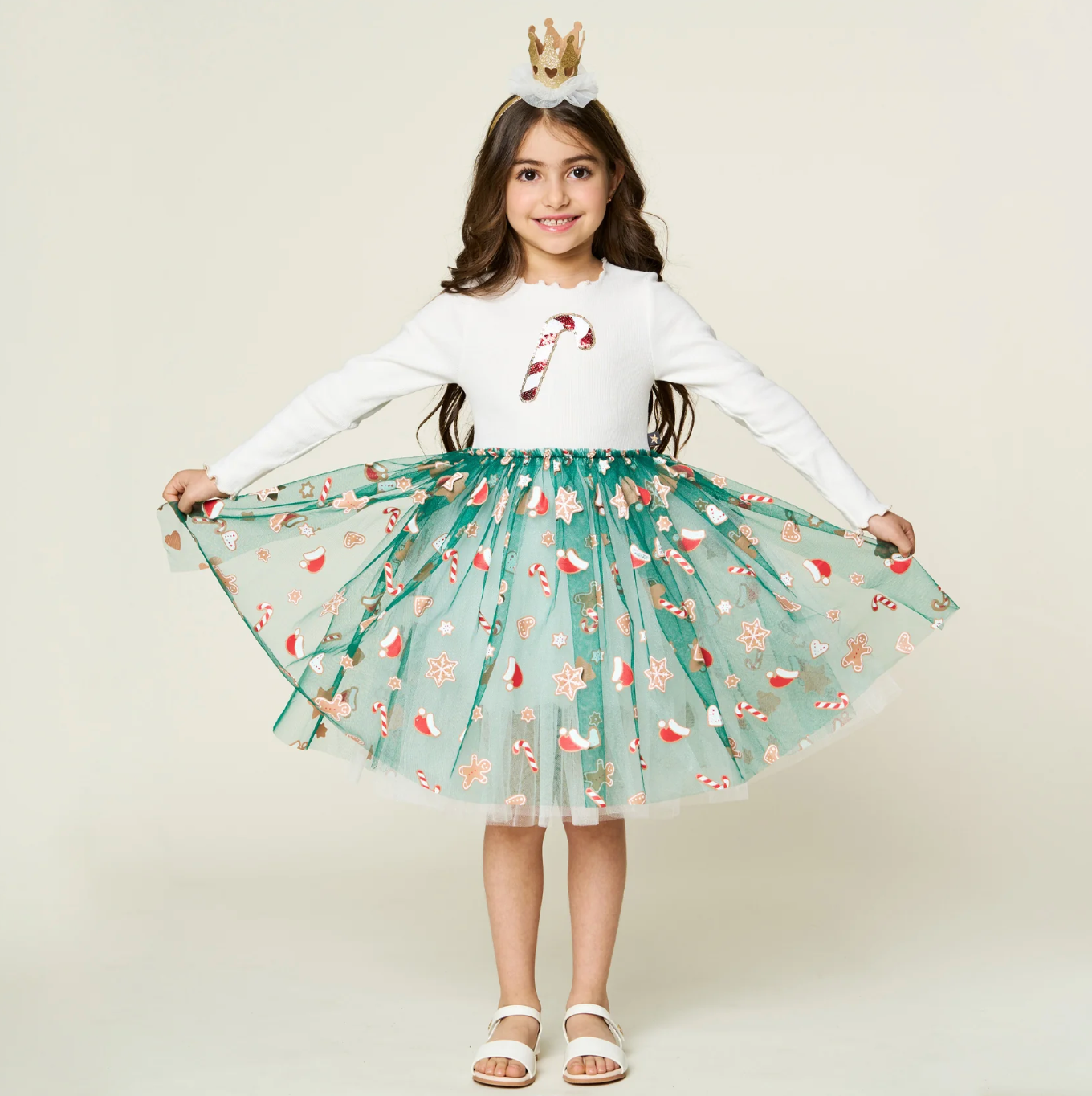CANDY CANE TUTU DRESS