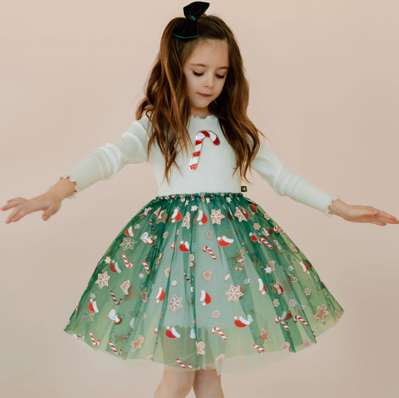 CANDY CANE TUTU DRESS