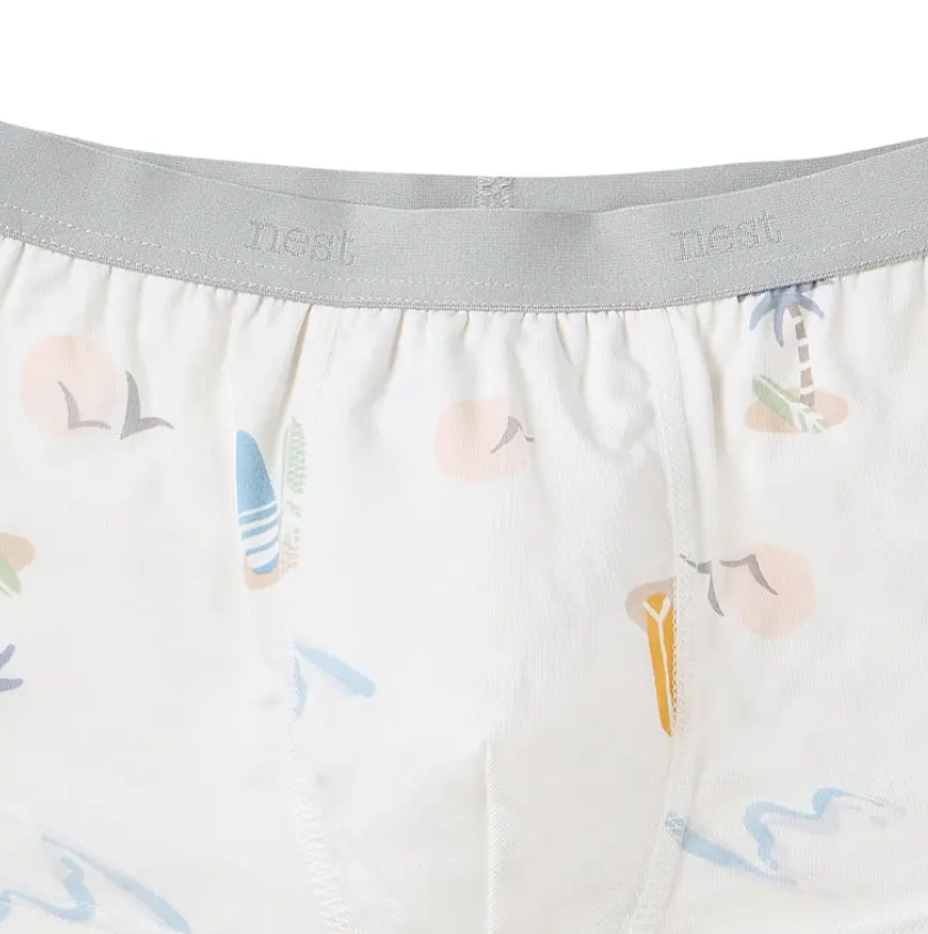 Bamboo Boys Boxer Briefs Underwear (2 Pack) Surf Camp
