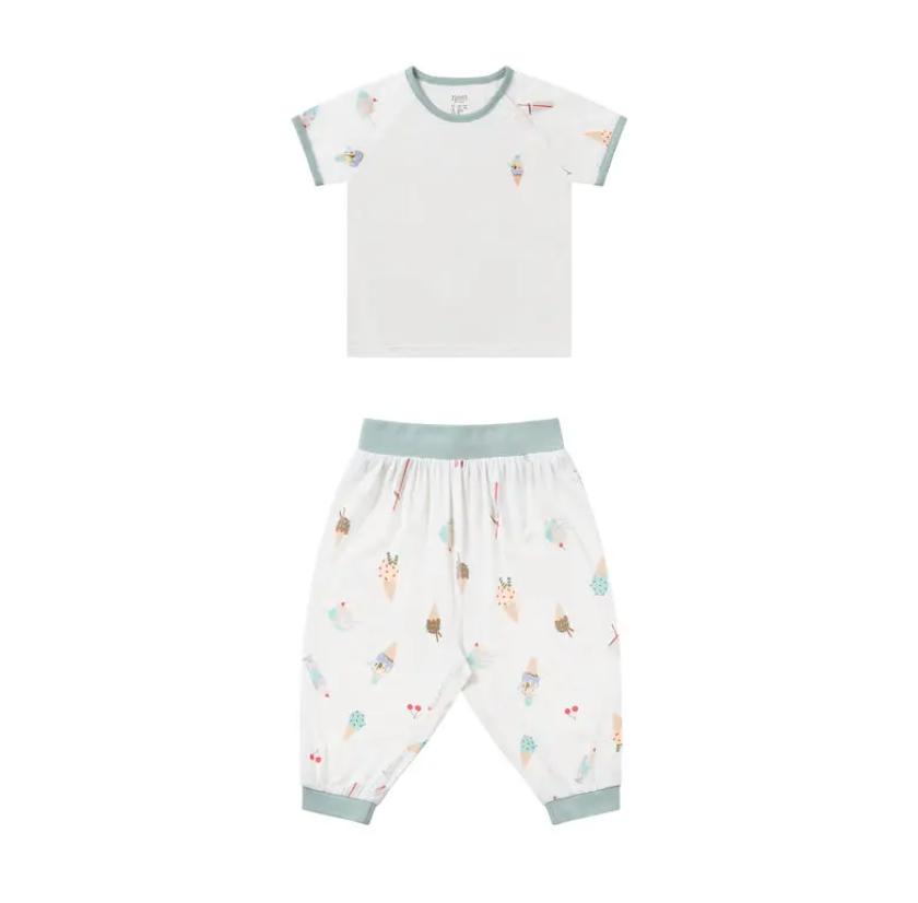 Avocado Bamboo Short Sleeve Play Set Ice Cream Summer