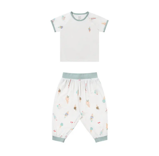 Avocado Bamboo Short Sleeve Play Set Ice Cream Summer