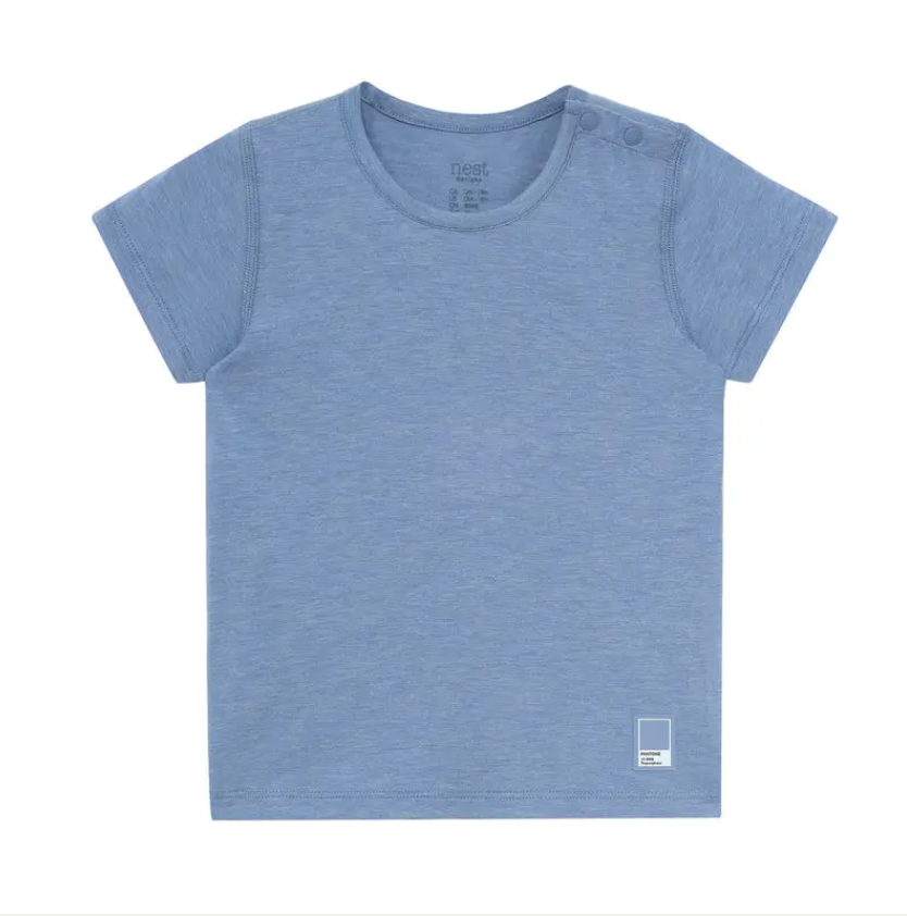 Bamboo Jersey Short Sleeve PJ Set Troposphere