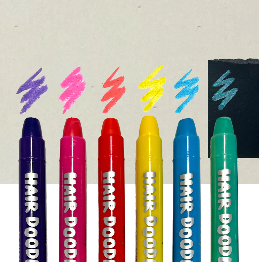 Hair Doodlers Hair Crayons - Set of 6
