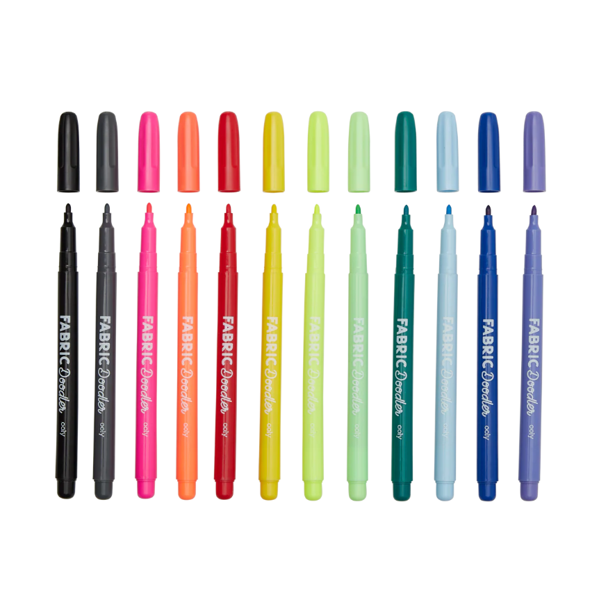 Fabric Doodlers Markers - Set of 12