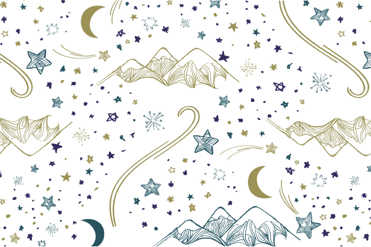 Toddler Pillow with Pillowcase (Bamboo, Small) - Stars White