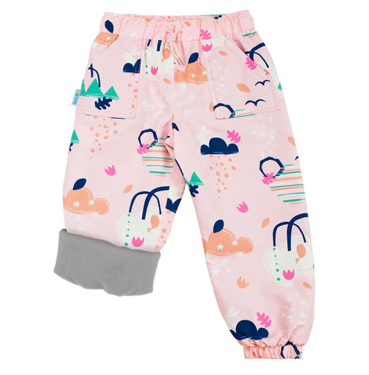 Kids Fleece Lined (Cozy-Dry) Rain Pants | Dreamscape