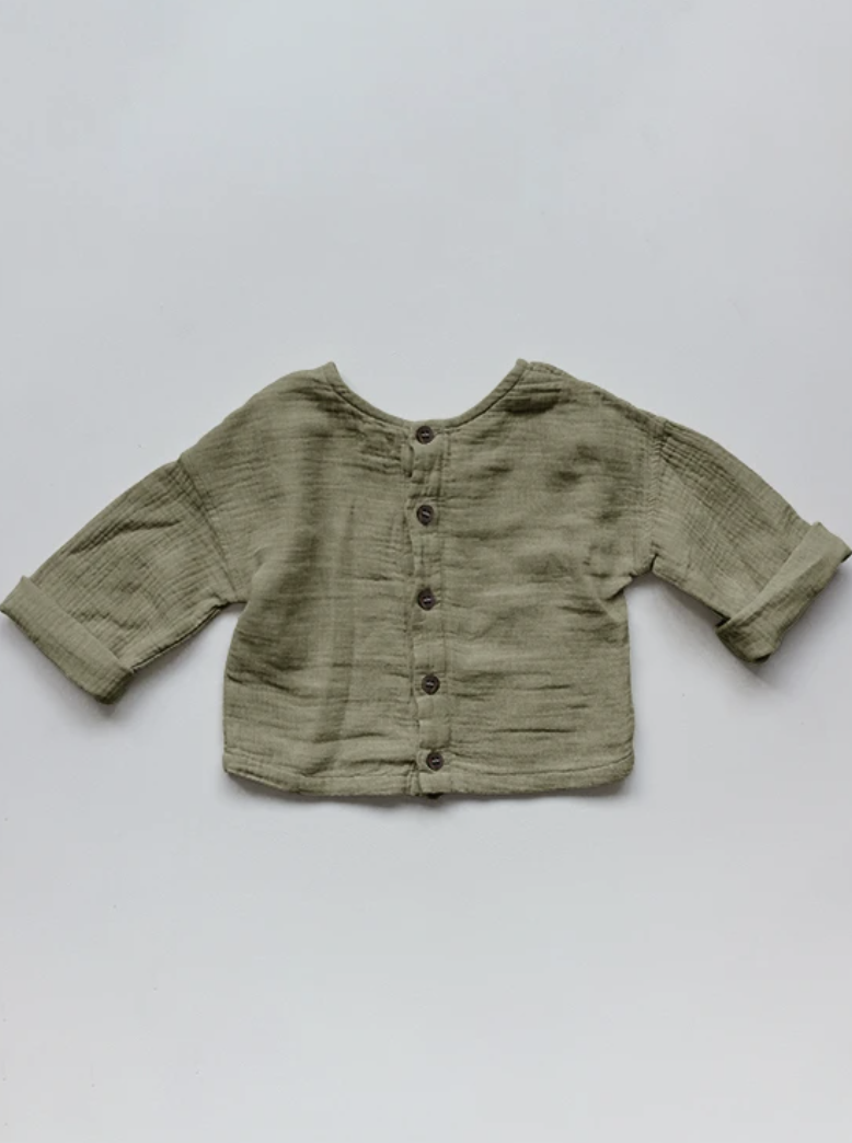 The Button Back Top (6-9M Only)