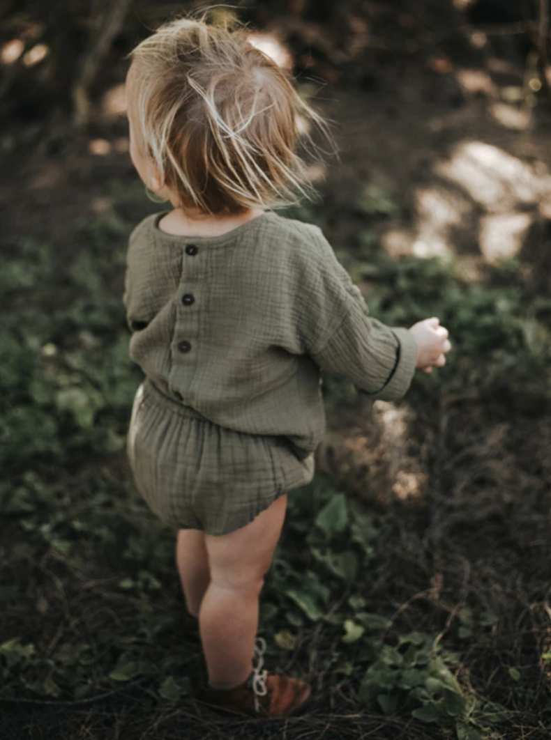 The Button Back Top (6-9M Only)