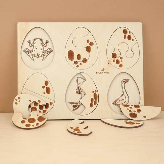 Crack the Egg Wooden Puzzle