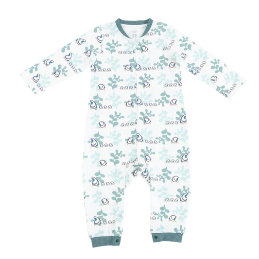 Organic Cotton Long Sleeve Romper - A Quail Tale Too
