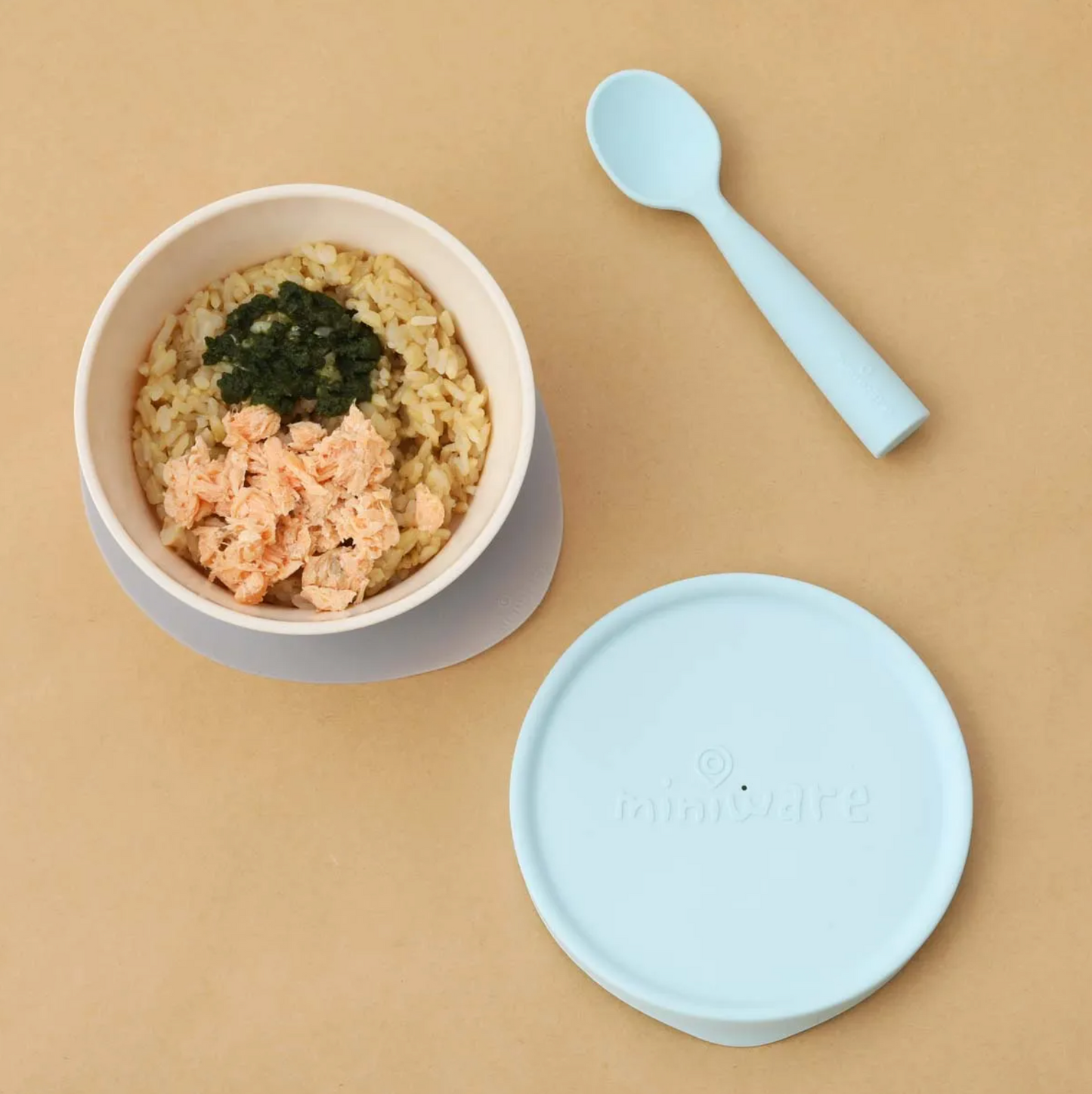 Miniware My First Bites Set (Vanilla/Aqua)