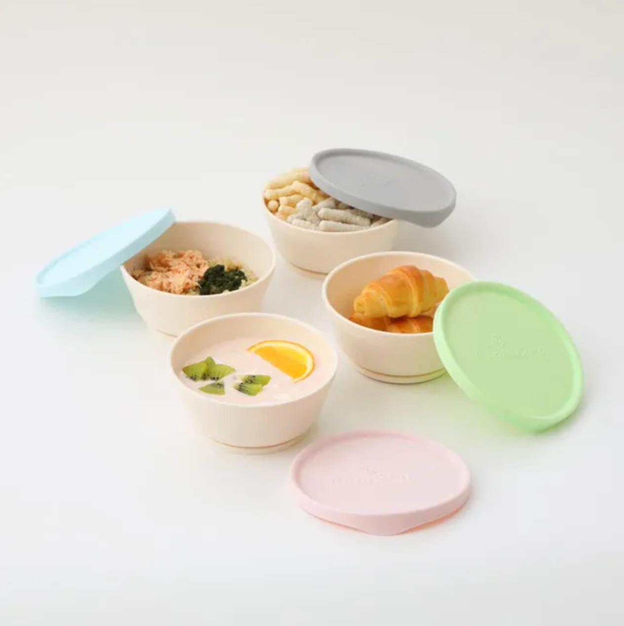 Miniware My First Bites Set (Vanilla/Aqua)