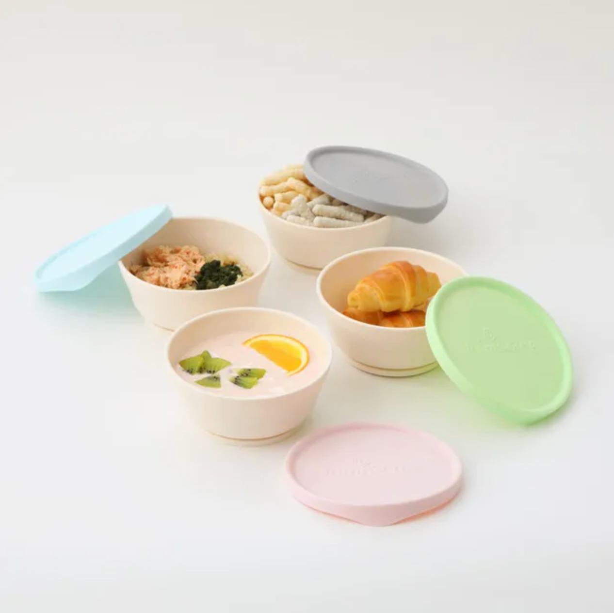 Miniware My First Bites Set (Vanilla/Cotton Candy)