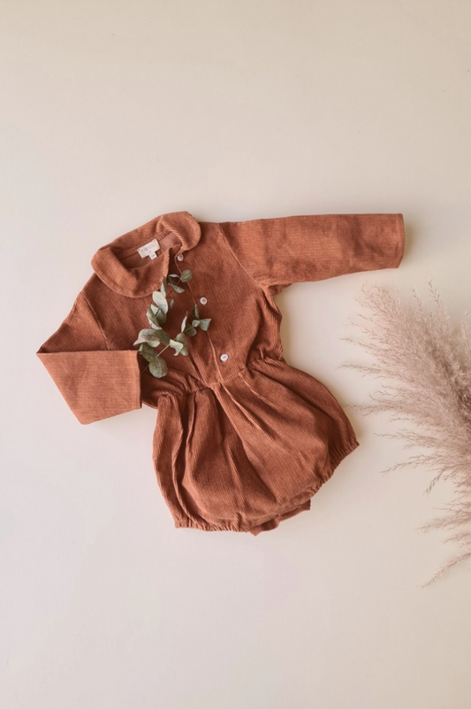 MARSOU REIDI ROMPER MAPLE SYRUP (6M Only)