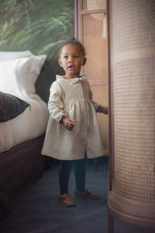 MARSOU ANEMONE DRESS WHITE (5-6Y Only)